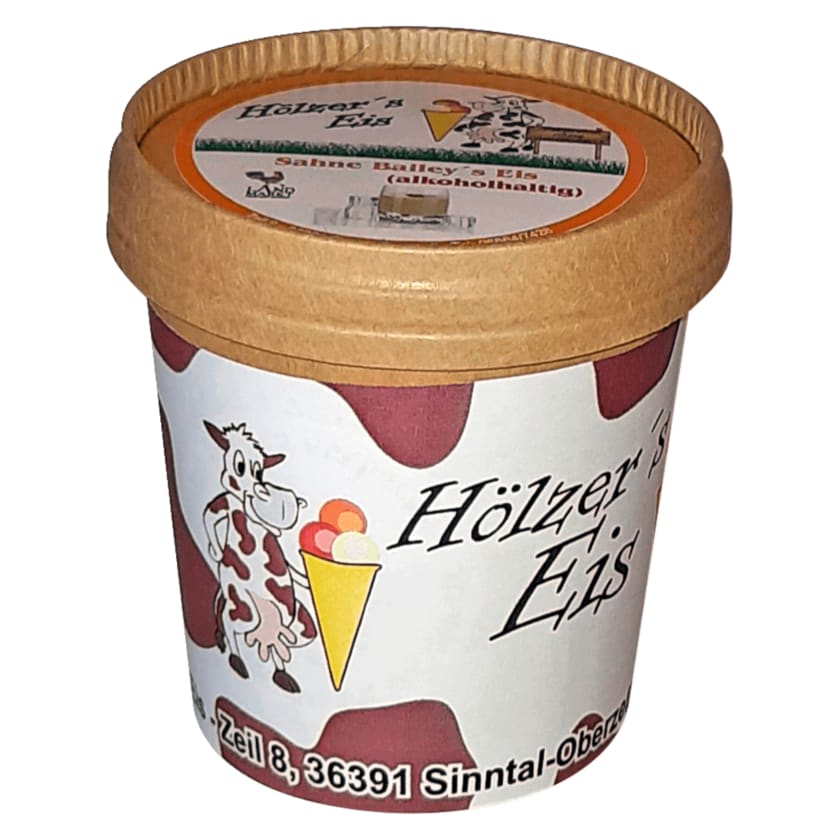 Hölzer's Eis Sahne Bailey's Eis (alkoholhaltig) 130ml